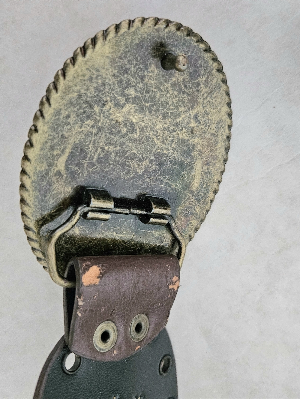 Western Belt Animal Hair Insets Rhinestones - Picture 3 of 6